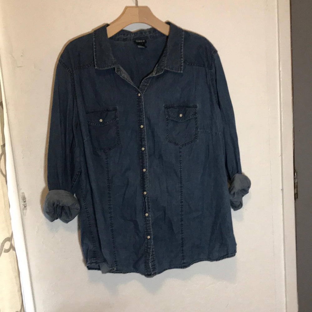 Torrid Jean button down